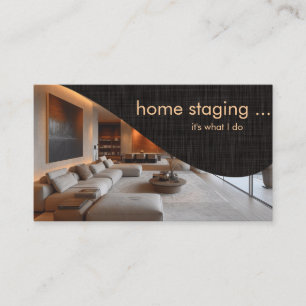Zeitgemäßes professionelles Home-Staging Visitenkarte