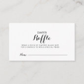 Zeitgemäßes Ticket für das kalligraphische Windeln Begleitkarte (Vorderseite)