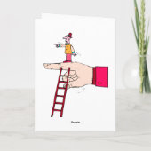 Zeitgenosse danken Ihnen zu kardieren Dankeskarte (Rückseite)