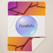 Zeitgenössisch Abstrakt im städtischen Minimalismu Sherpadecke (Vorderseite)