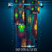 Zeitgenössisch abstrakt in mehrfarbiger Signalleuc Badhandtuch Set