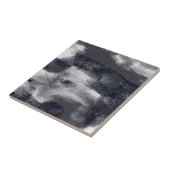 Zeitgenössisch Abstrakt Schwarz/Weiß Fliese (Seite)