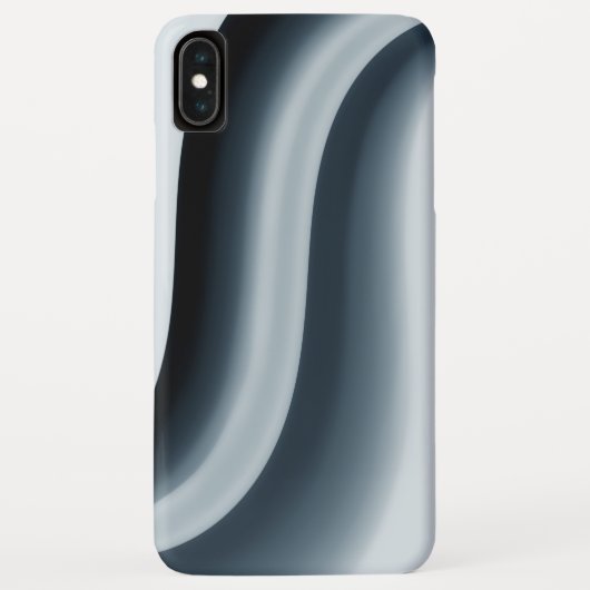 Zeitgenössisch Blaukurven geformt Case-Mate iPhone Hülle (Rückseite)