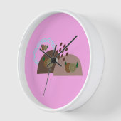 Zeitgenössisch Boho Rustic Uhr (Winkel)