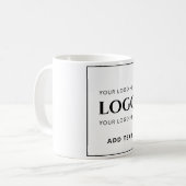 Zeitgenössisch, gestrafft, elegant und bearbeitbar kaffeetasse (Vorderseite Links)