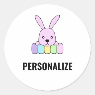 Zeitgenössisch, gestrafft, elegant und bearbeitbar runder aufkleber