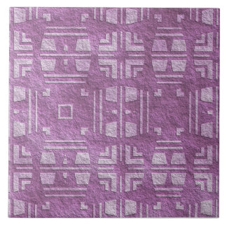 Zeitgenössisch Lila, Mauve Formen Keramik Tile Fliese