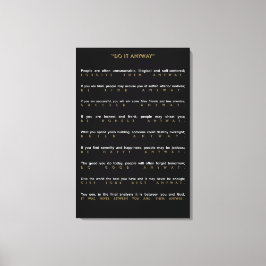 Zeitgenössisch macht es auf jeden Fall Leinwanddruck