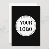 Zeitgenössisch, minimalistisch, einfach und berufl einladung (Vorne/Hinten)