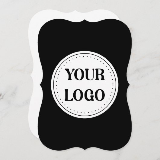 Zeitgenössisch, minimalistisch, einfach und berufl einladung (Vorne/Hinten)