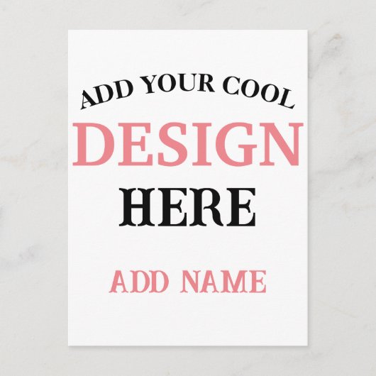 Zeitgenössisch, minimalistisch, einfach und berufl postkarte (Vorderseite)