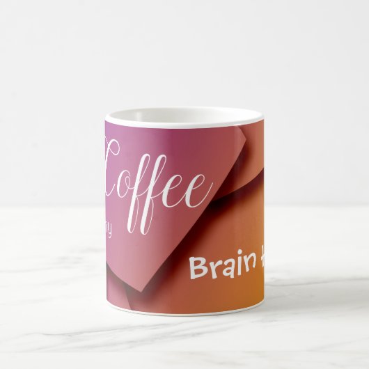 Zeitgenössisch moderne Künstlerisch inspirierende Kaffeetasse (Mittel)