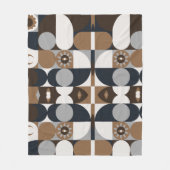 Zeitgenössisch Rustikal Boho Fleecedecke (Vorderseite)