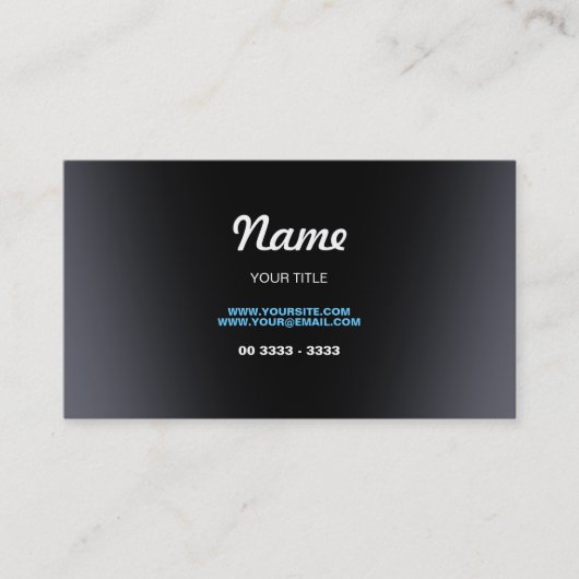 Zeitgenössisch Visitenkarte (Vorderseite)