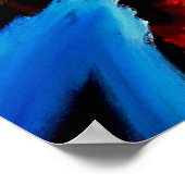 Zeitgenössische Abstrakte Energiegemälde Poster (Ecke)