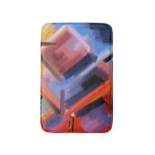 Zeitgenössische Abstrakte Kunst Badematte (Vorderseite Vertikal)