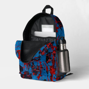 Zeitgenössische abstrakte Kunst: Elektrisch Bedruckter Rucksack