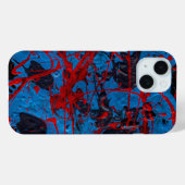 Zeitgenössische abstrakte Kunst: Elektrisch Case-Mate iPhone Hülle (Rückseite (Horizontal))