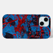 Zeitgenössische abstrakte Kunst : Elektrisch Case-Mate iPhone Hülle (Rückseite (Horizontal))