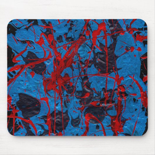 Zeitgenössische abstrakte Kunst: Elektrisch Mousepad (Vorne)