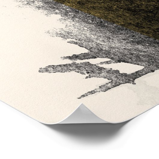 Zeitgenössische Abstrakte Kunstdrucke Poster (Ecke)