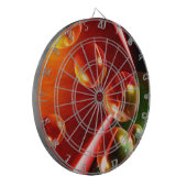 Zeitgenössische Abstrakte Kunstwerke von Serdar Hi Dartscheibe (Vorderseite Links)