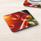 Zeitgenössische Abstrakte Kunstwerke von Serdar Hi Untersetzer (Linke Seite)