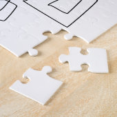 Zeitgenössische Abstrakte Linien Kunst und Kultur Puzzle (Seite)