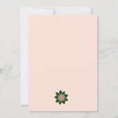 zeitgenössische abstrakte Nikah-Einladung Einladung (Rückseite)