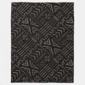 Zeitgenössische afrikanische Schmuckbekleidung Fleecedecke (Vorderseite)
