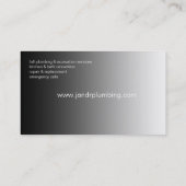 zeitgenössische Armaturenkarte Visitenkarte (Rückseite)