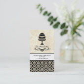 Zeitgenössische Bäckerei-Visitenkarten Visitenkarte (Stehend Vorderseite)