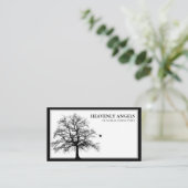 Zeitgenössische Bestattungsdirektoren | Lebensbaum Visitenkarte (Stehend Vorderseite)