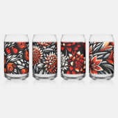 Zeitgenössische Blume Art Dosenglas (Hinten)