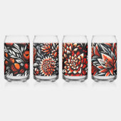 Zeitgenössische Blume Art Dosenglas (Vorderseite)