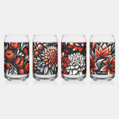 Zeitgenössische Blume Art Dosenglas (Links)