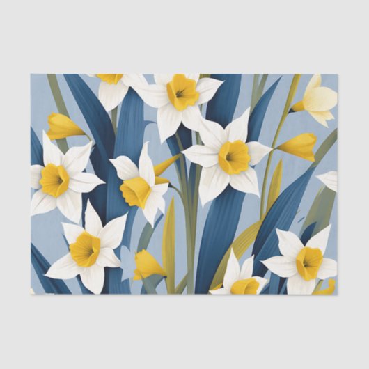 Zeitgenössische Blume Seidenpapier (Vorderseite)