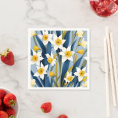 Zeitgenössische Blume Serviette (Beispiel)