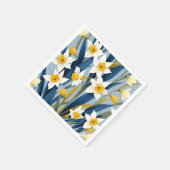 Zeitgenössische Blume Serviette (Ecke)