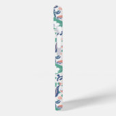 Zeitgenössische Blumendoodle drucken Case-Mate iPhone Hülle (Rückseite / Links)