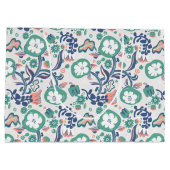 Zeitgenössische Blumendoodle drucken Große Geschenktüte (Rückseite)