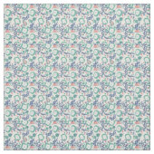 Zeitgenössische Blumendoodles Stoff (Muster)