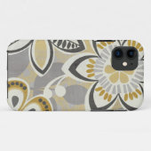 Zeitgenössische Blumenmuster Case-Mate iPhone Hülle (Rückseite (Horizontal))