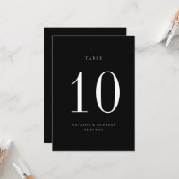 Zeitgenössische Chic-Hochzeitskarte