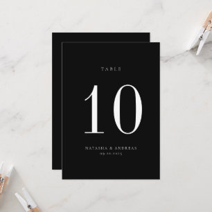 Zeitgenössische Chic-Hochzeitskarte Einladung