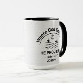 Zeitgenössische Christliche Bibelverse Isaiah 58 Tasse (VorderseiteRechts)