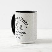 Zeitgenössische Christliche Bibelverse Isaiah 58 Tasse (Vorderseite Links)