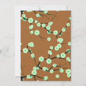 Zeitgenössische Christliche Blumenhochzeiten Einladung (Rückseite)