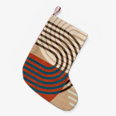 Zeitgenössische Collage Wand Art Retro druckt Set. Kleiner Weihnachtsstrumpf (Vorderansicht (hängend))