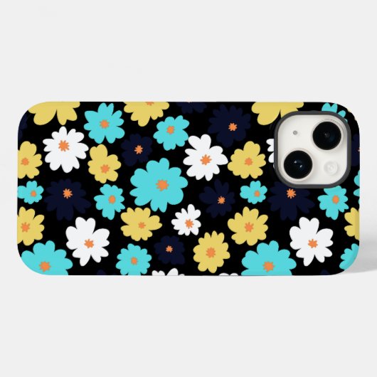 Zeitgenössische Daisy Floral Case-Mate iPhone Hülle (Rückseite (Horizontal))